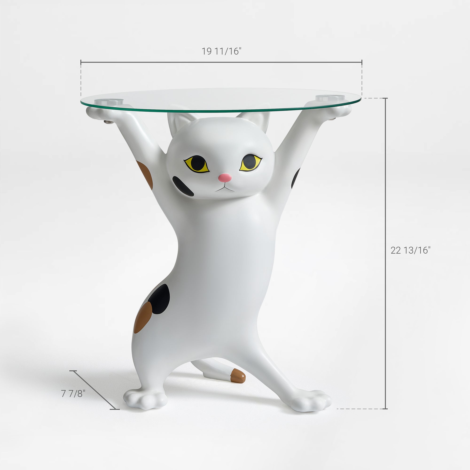 23" H, Enchanting Cat Side Table