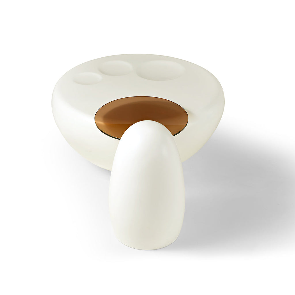 33" Abstract Cat Claw Coffee Table with Penguin Side Table Set