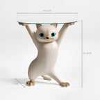 23" H, Enchanting Cat Side Table