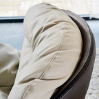 Alexia, Comfy Soft Swivel Lounge Chair, Gray