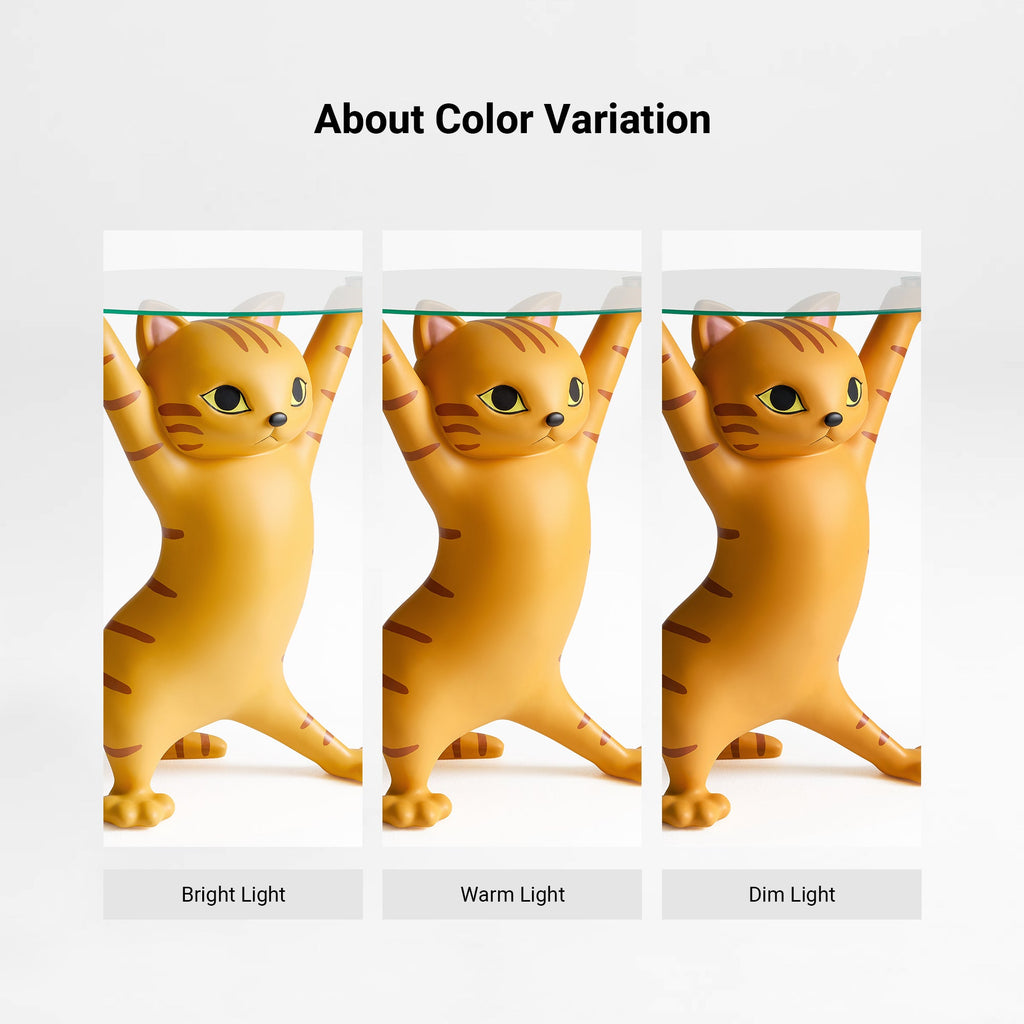 23" H, Enchanting Cat Side Table