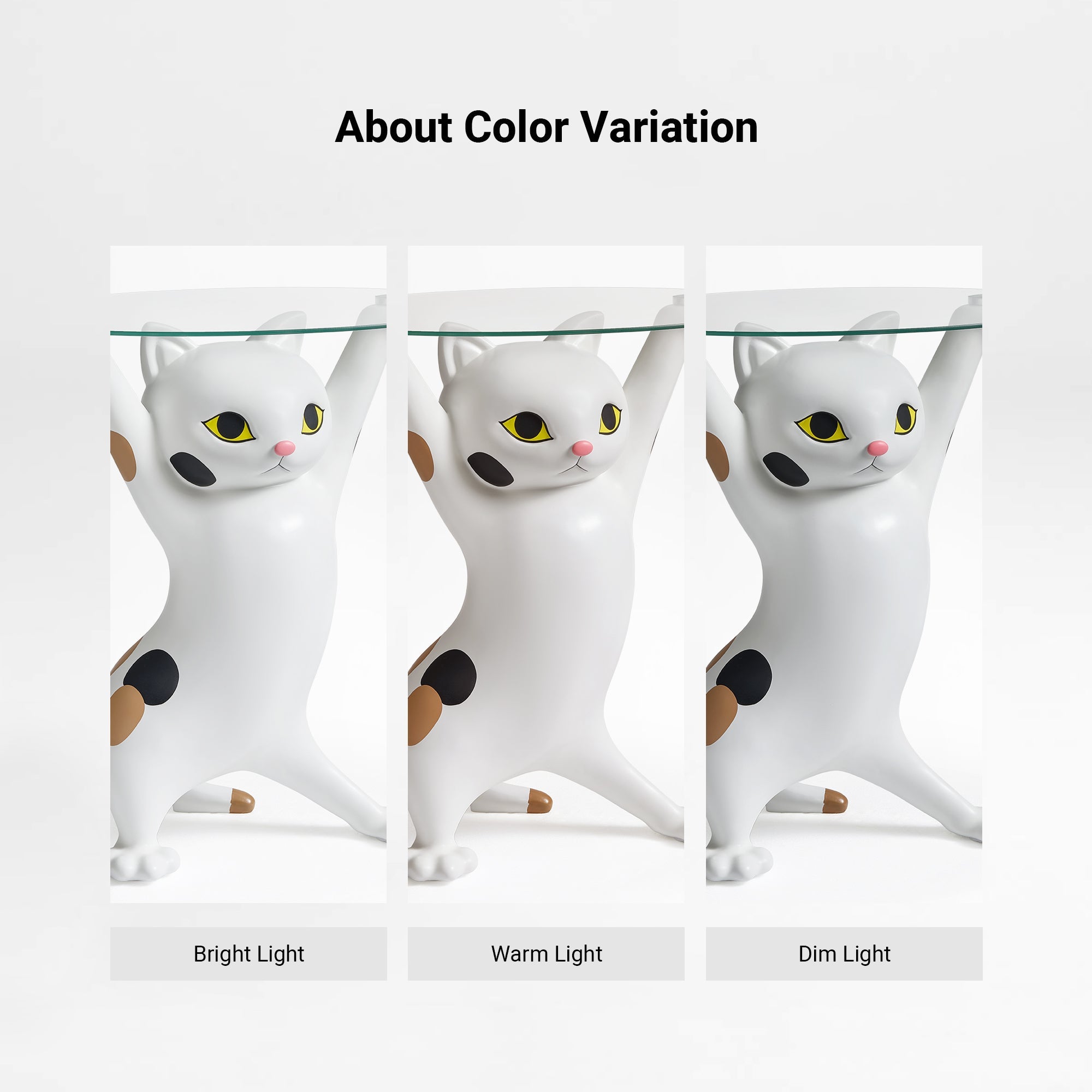 23" H, Enchanting Cat Side Table