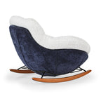 Chloe, Comfy Rocking Lounge Chair, Off White