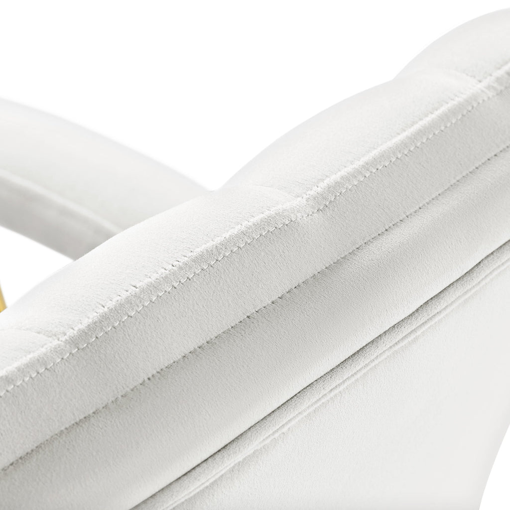 Adena Velvet Office Chair