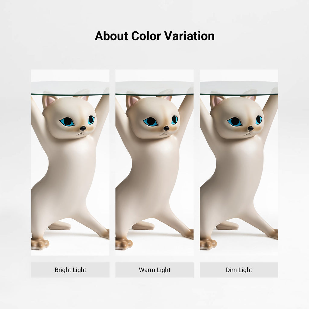 23" H, Enchanting Cat Side Table