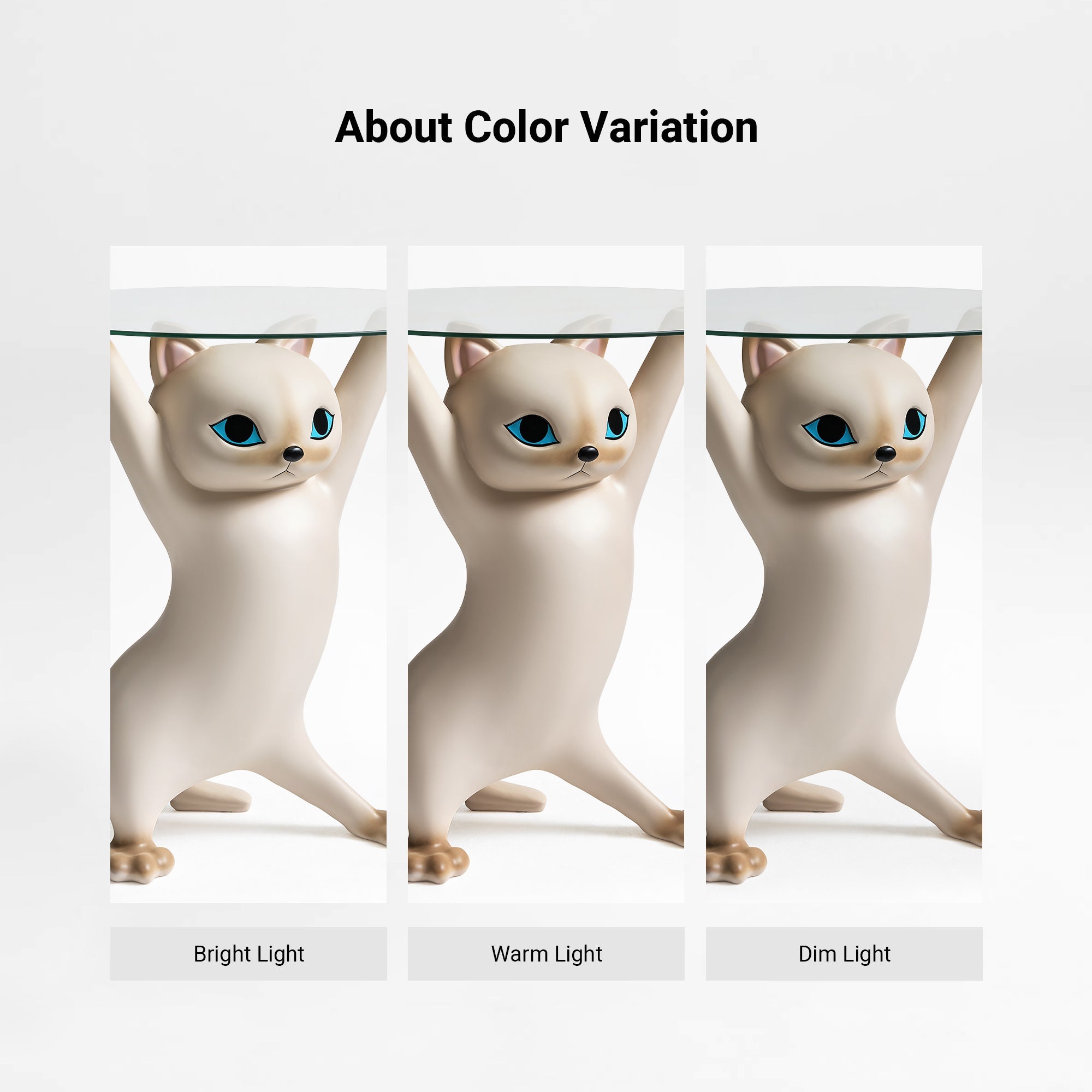 23" H, Enchanting Cat Side Table