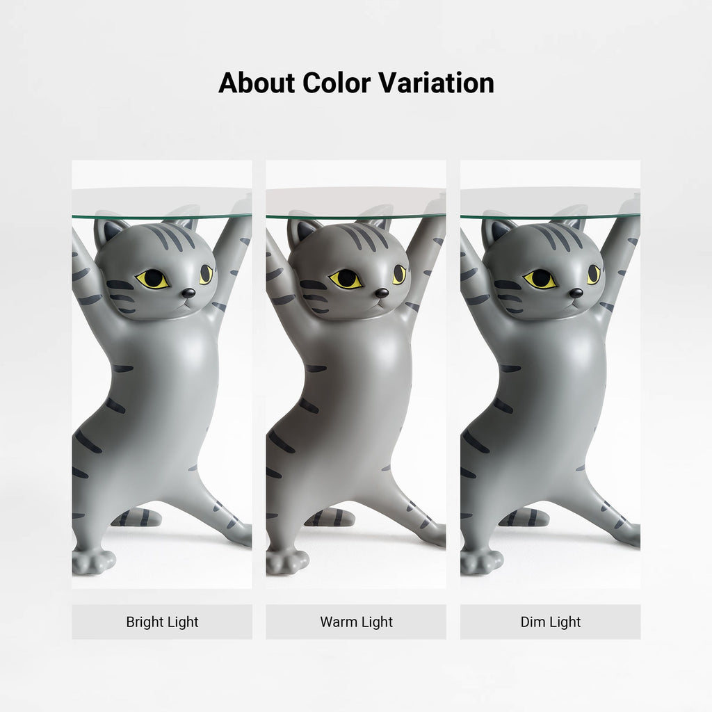 23" H, Enchanting Cat Side Table