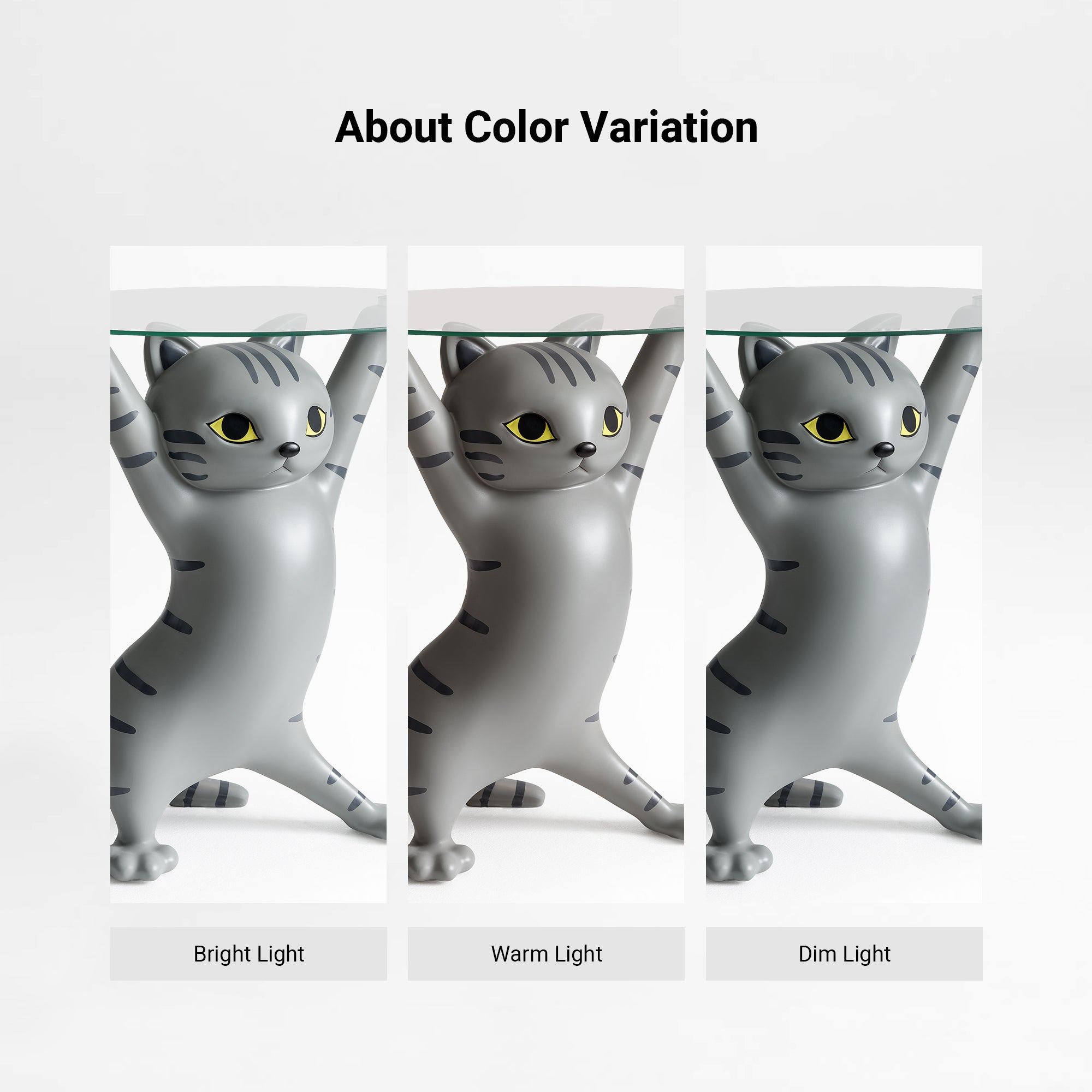 23" H, Enchanting Cat Side Table