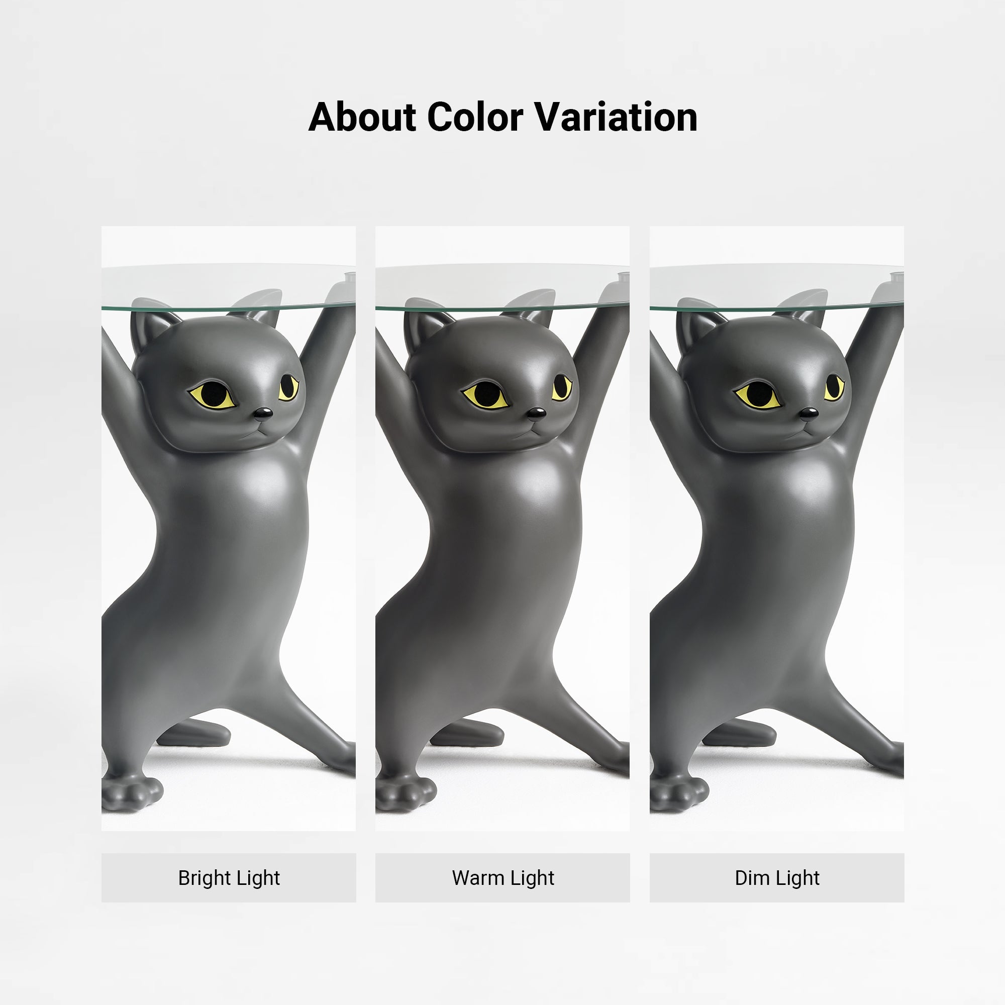 23" H, Enchanting Cat Side Table