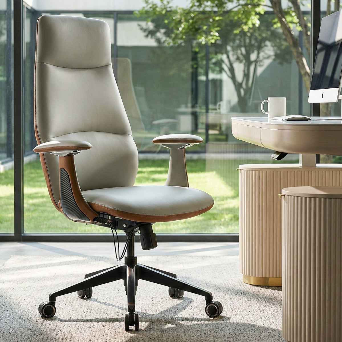 Cruz, Faux Leather Executive Office Chair