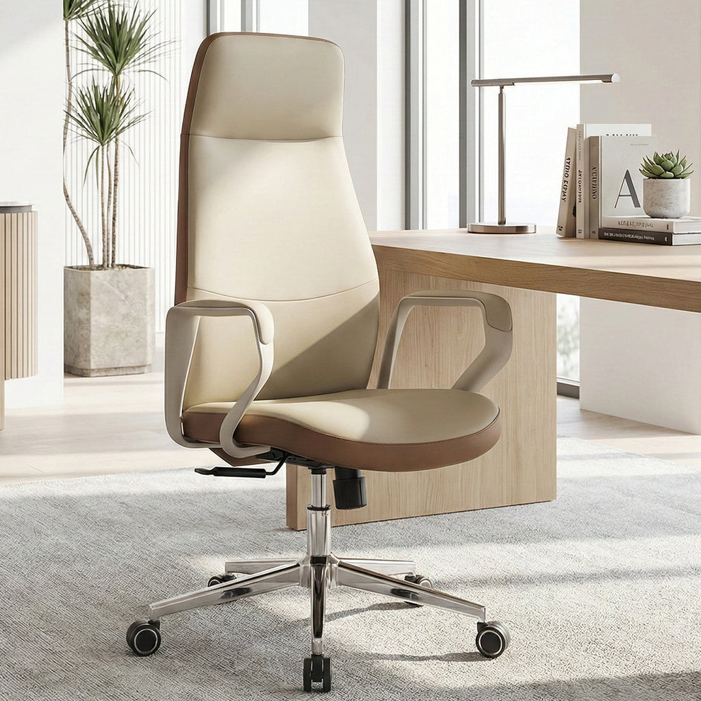 Clara, Faux Leather Executive Ergonomic Office Chair