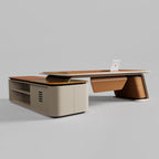Zen Altair, Executive Desk and Bookcase