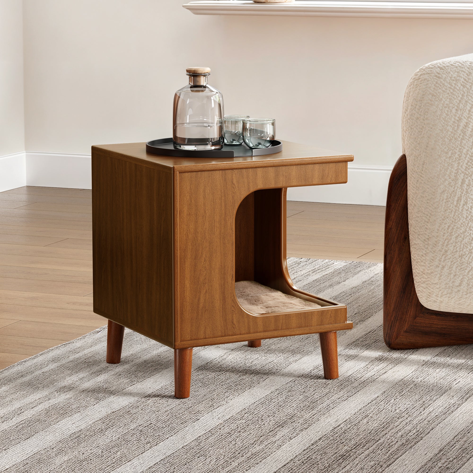 Multi-Functional Cat Bed and Side Table