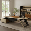 Zen Lunar, Executive Desk and Bookcase