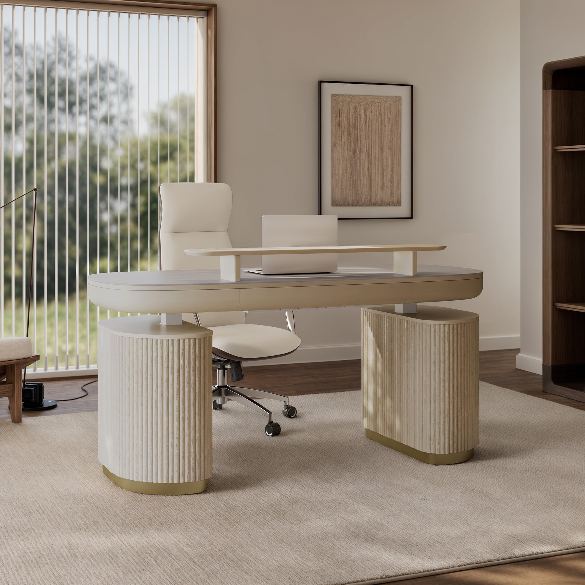 Opal Executive Office Desk (66"x29")