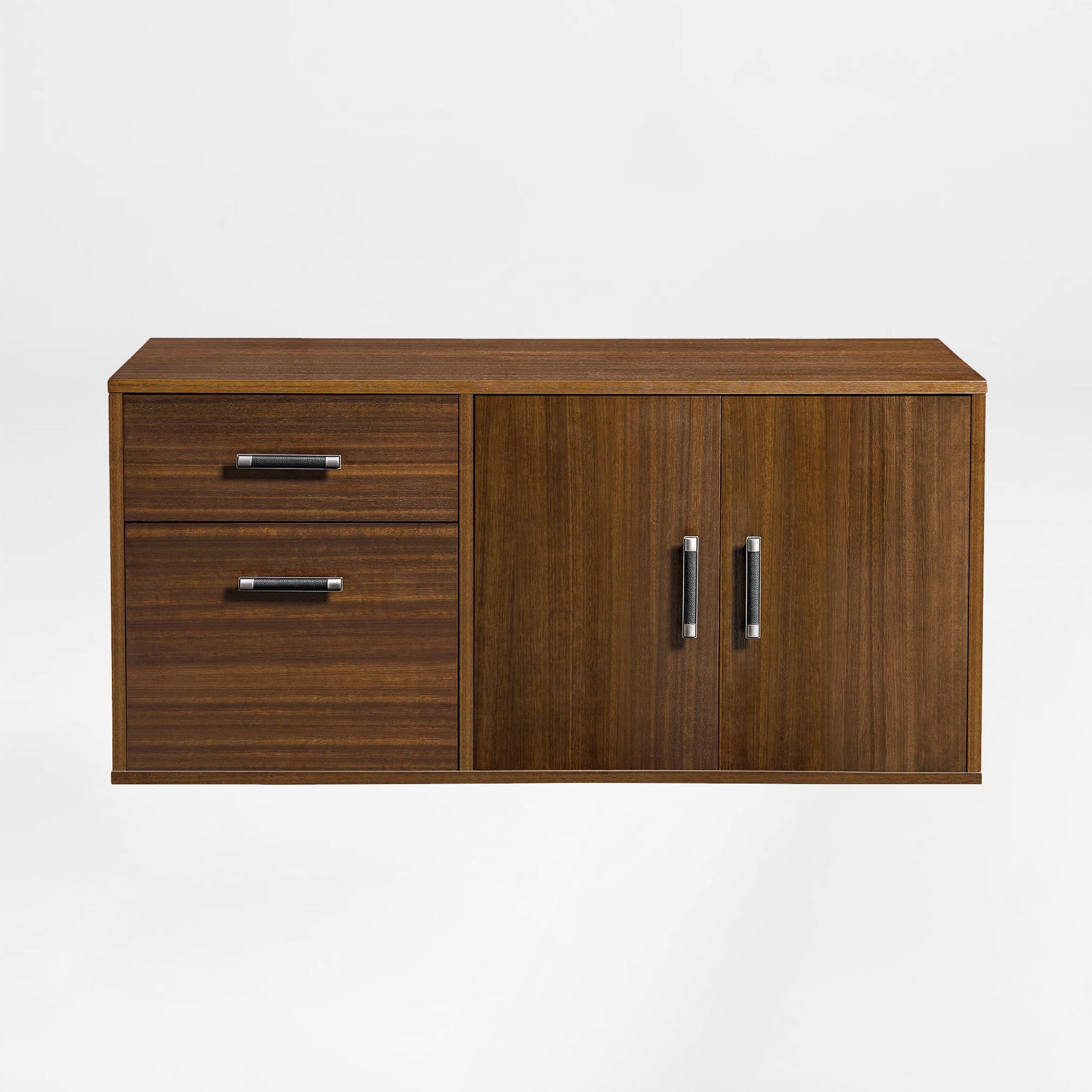 Zen Pro Series, 87"/72" Executive Standing Desk with Cabinets Set