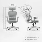 Axion, Ergonomic Hybrid Chair