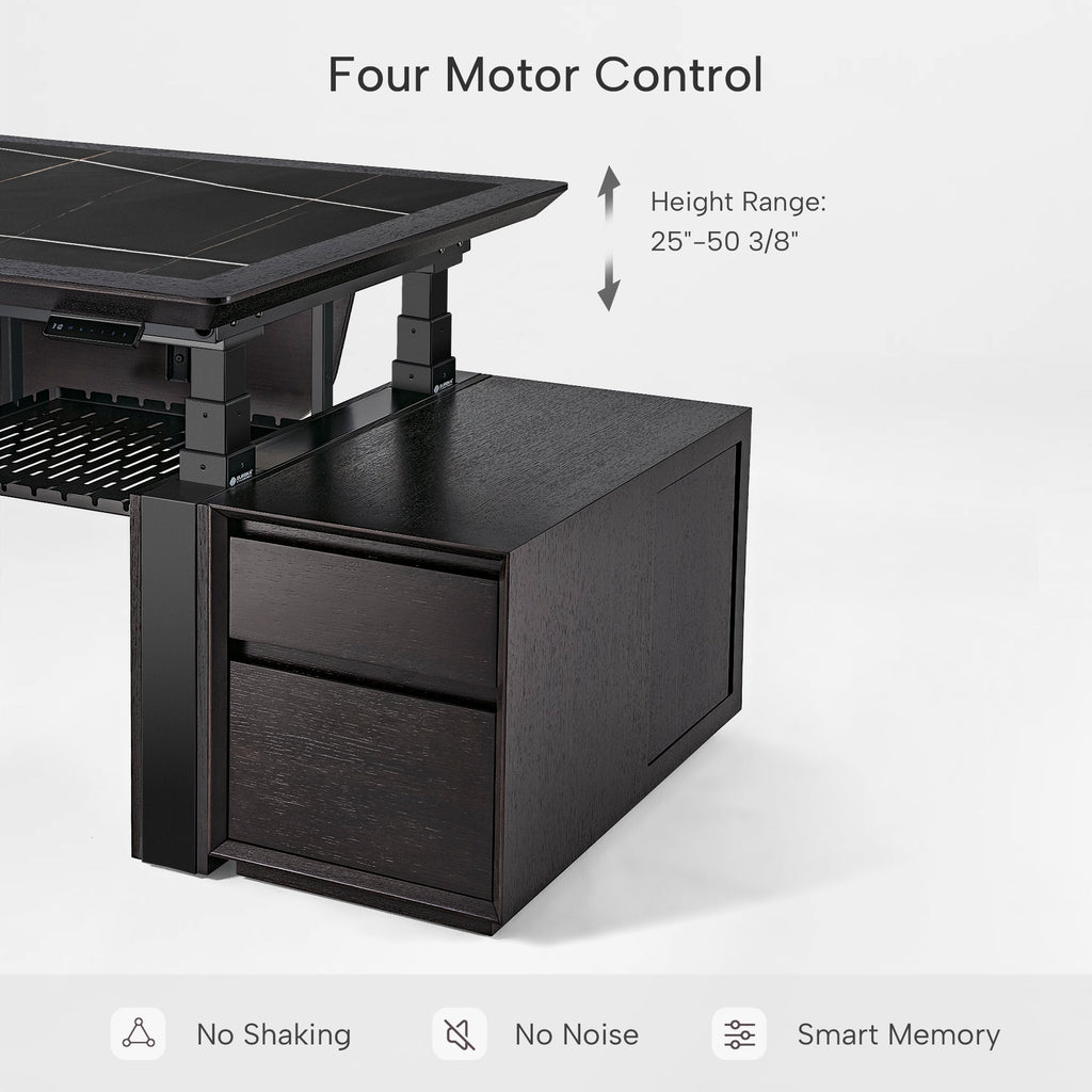 Zen Classic Executive Standing Desk (86"x39")