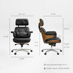 Executive Office Set: Ark Standing Desk and Premium Executive Chair