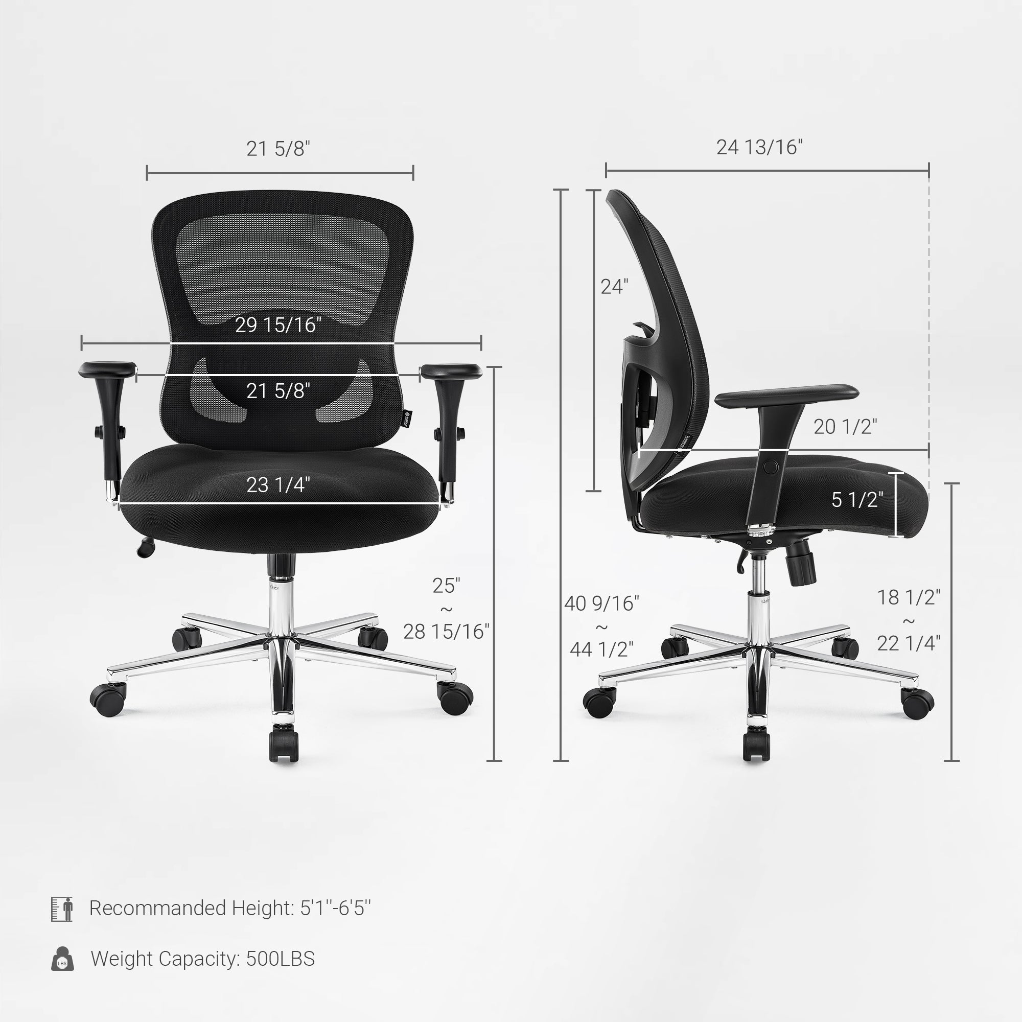 Hoss, Big and Tall Ergonomic Office Chair