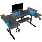 U-Shaped Standing Desk with Accessories Set (74"x23")