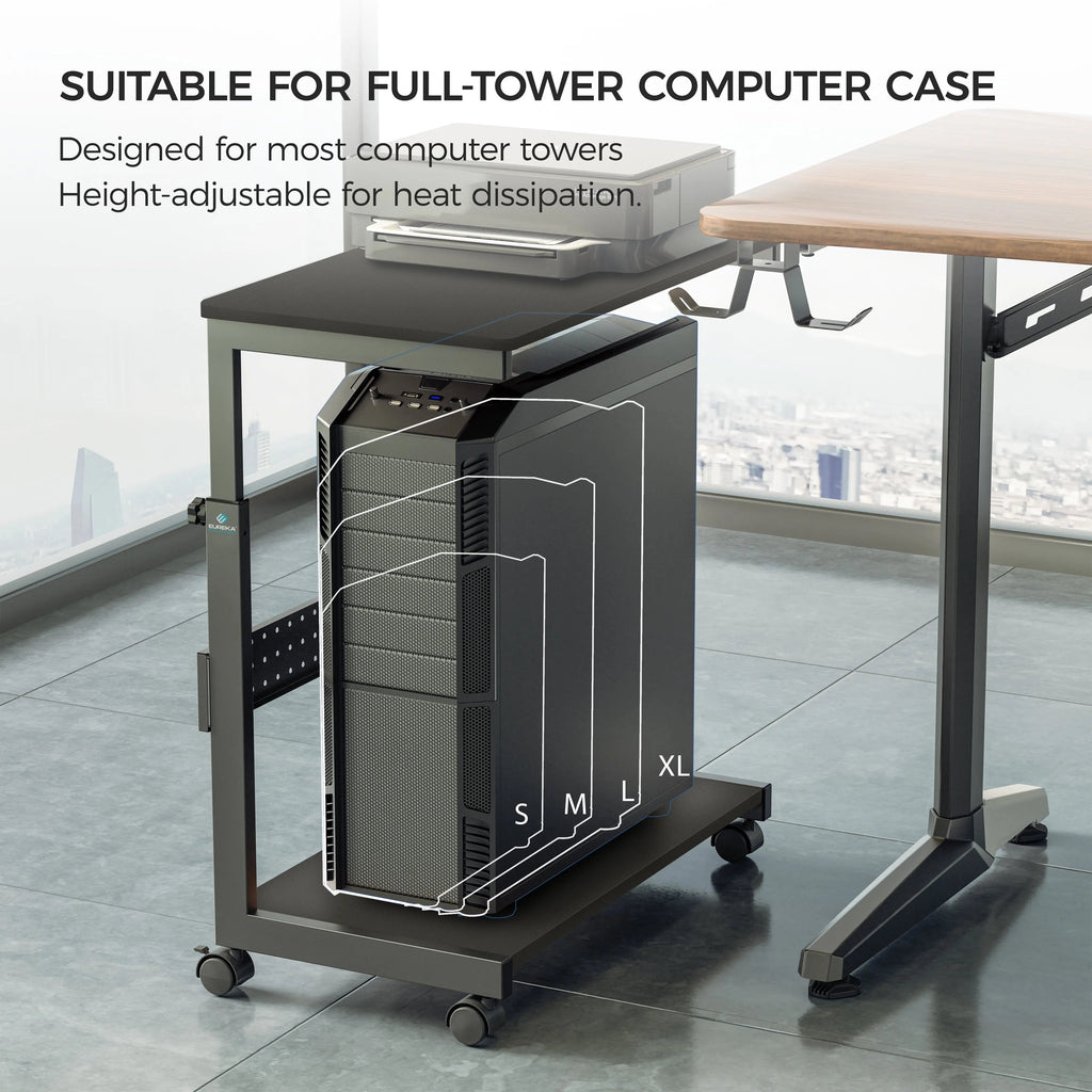 Mobile Height Adjustable CPU Cart
