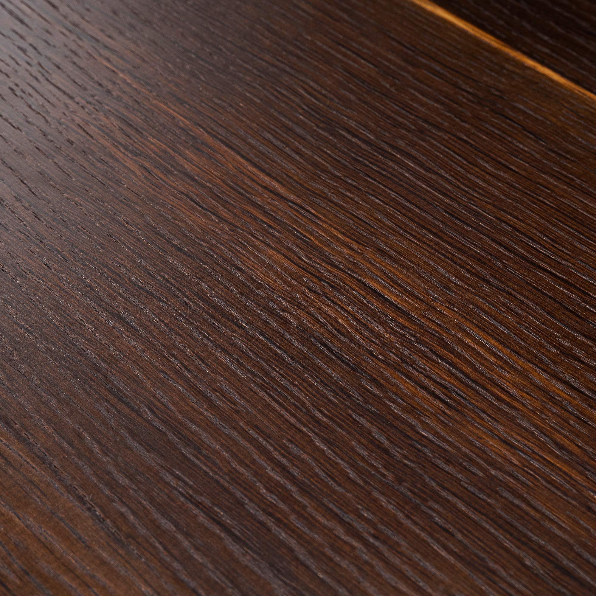 55" Modern Irregular Walnut Coffee Table