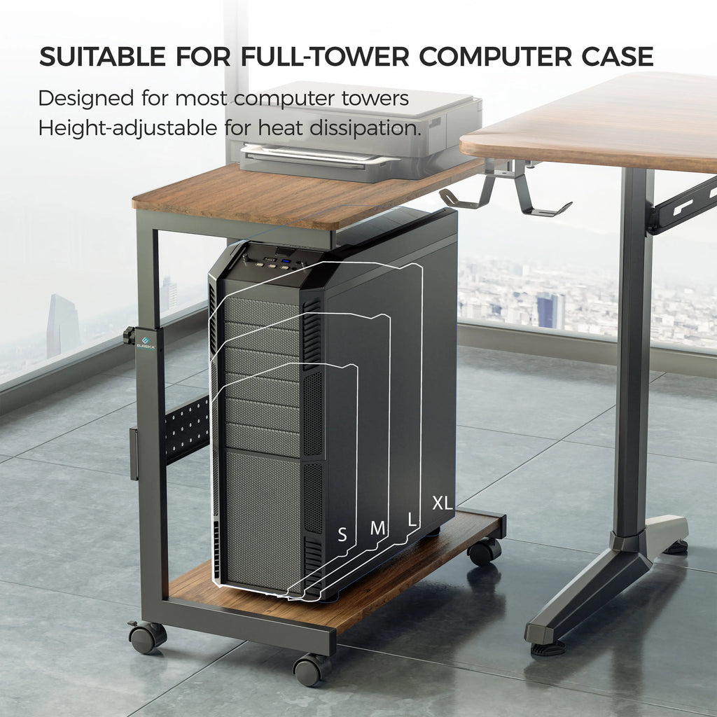 Mobile Height Adjustable CPU Cart