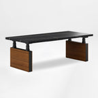 Zen Pro Series, 87"/72" Executive Standing Desk with Cabinets Set