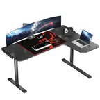 L Shaped Gaming Desk (60"x24")