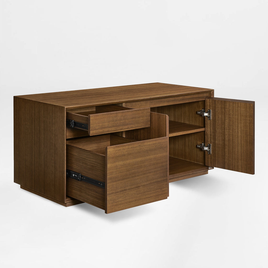 Zen Pro Series, 87"/72" Executive Standing Desk with Cabinets Set