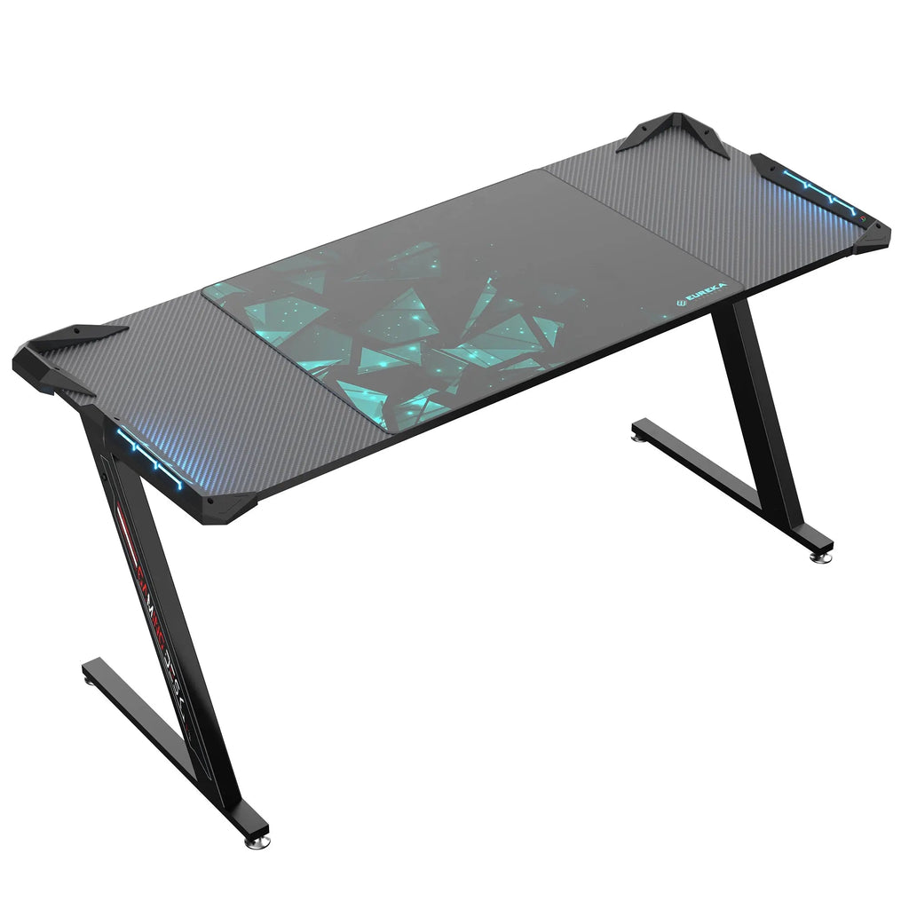 Gaming Desk with Z Shaped Legs (61"x25")