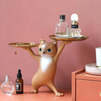 HD-17, 9.8" H, Enchanting Cat Storage Ornament