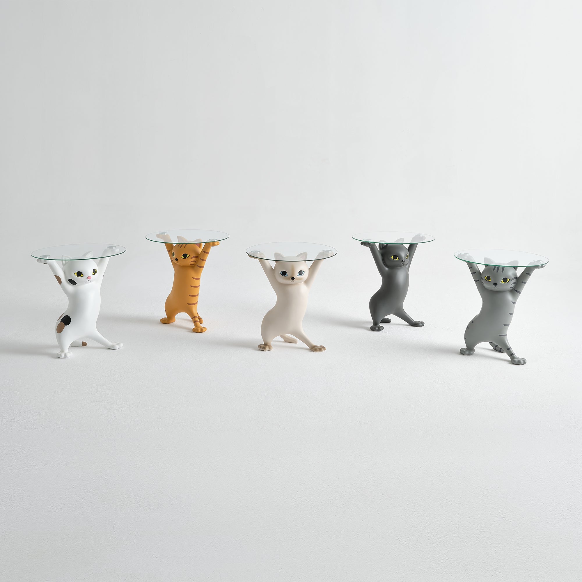 23" H, Enchanting Cat Side Table