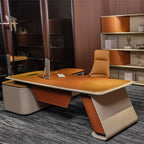 Zen Altair, Executive Desk and Bookcase