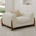 Rowan, Upholstered Accent Chair, Off White