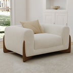 Rowan, Upholstered Accent Chair, Off White