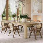 Edora Oak Extendable Dining Table (70.9" -92.5")