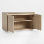 Zen Pro Series, 87"/72" Executive Standing Desk with Cabinets Set