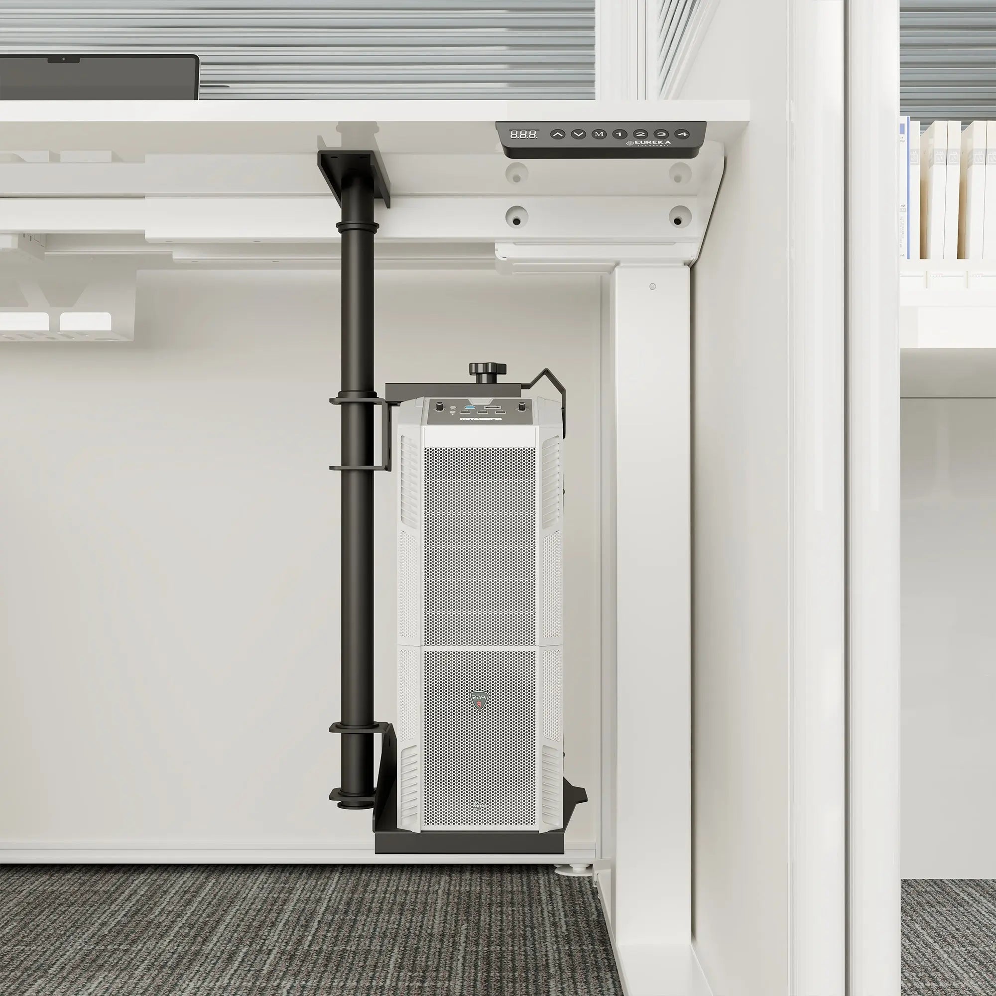 Knob-Operated Adjustable CPU Holder