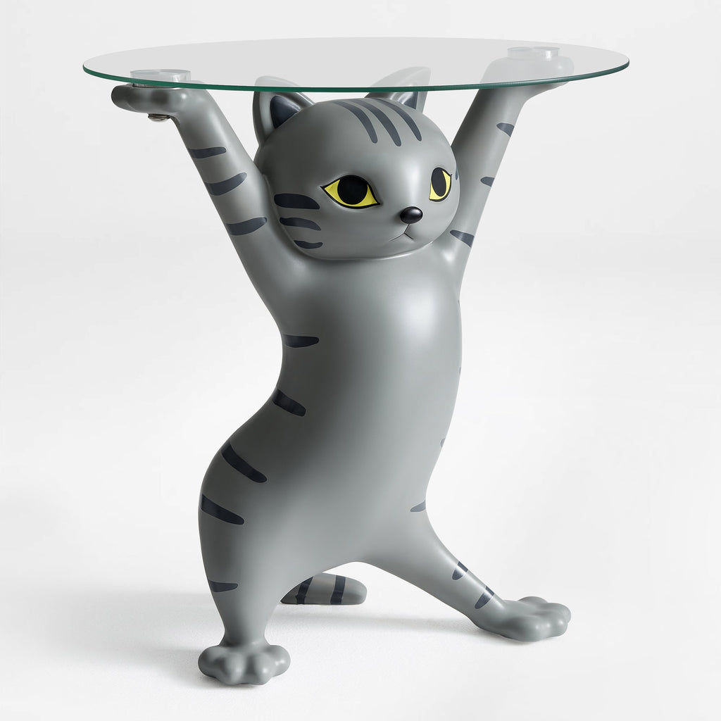 23" H, Enchanting Cat Side Table