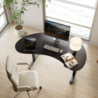 Cashew Shape Standing Desk (70"x39")