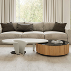 36" Round and Special-Shaped Coffee Table with Side Table Set
