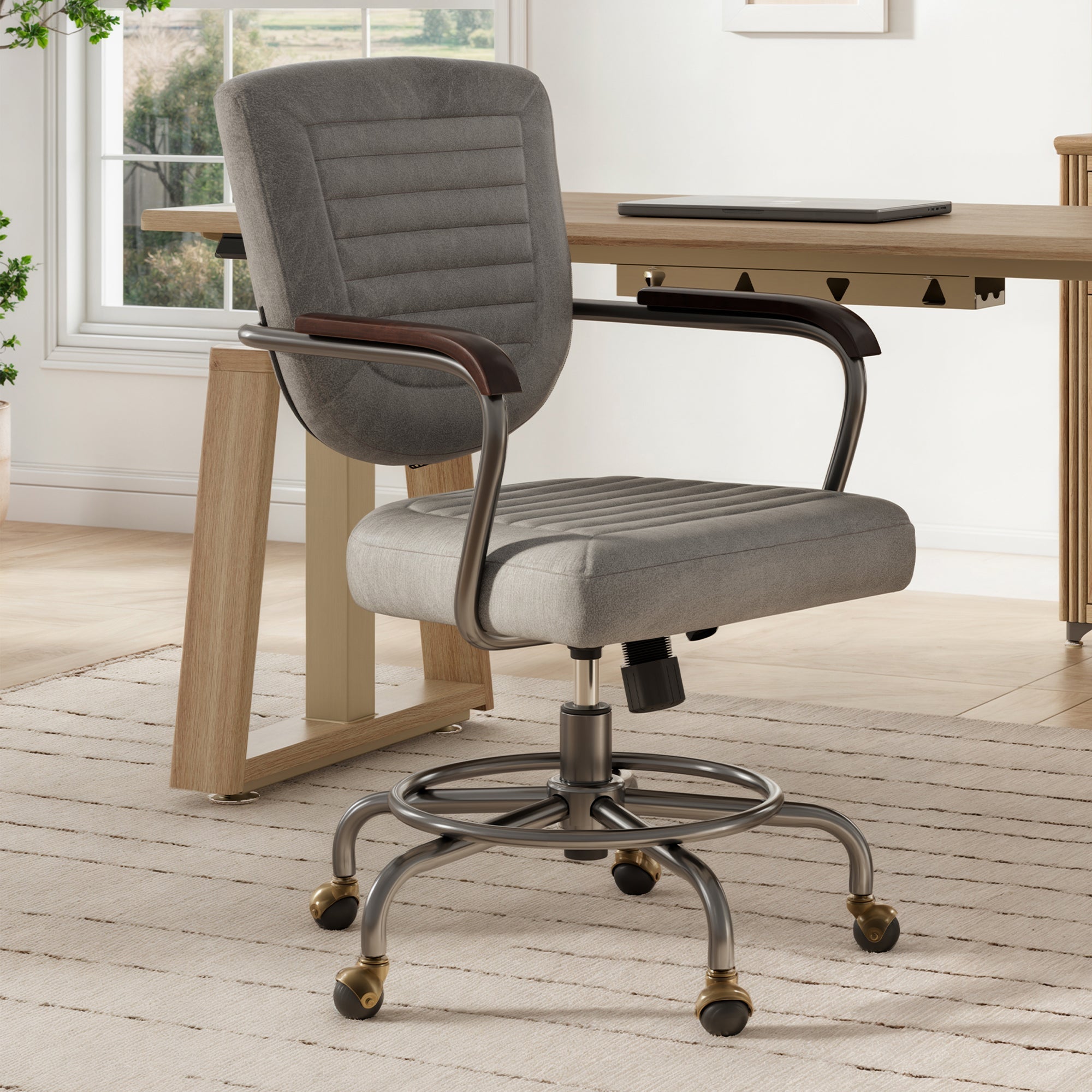 Cole, Solid Wood Arm Task Office Chair