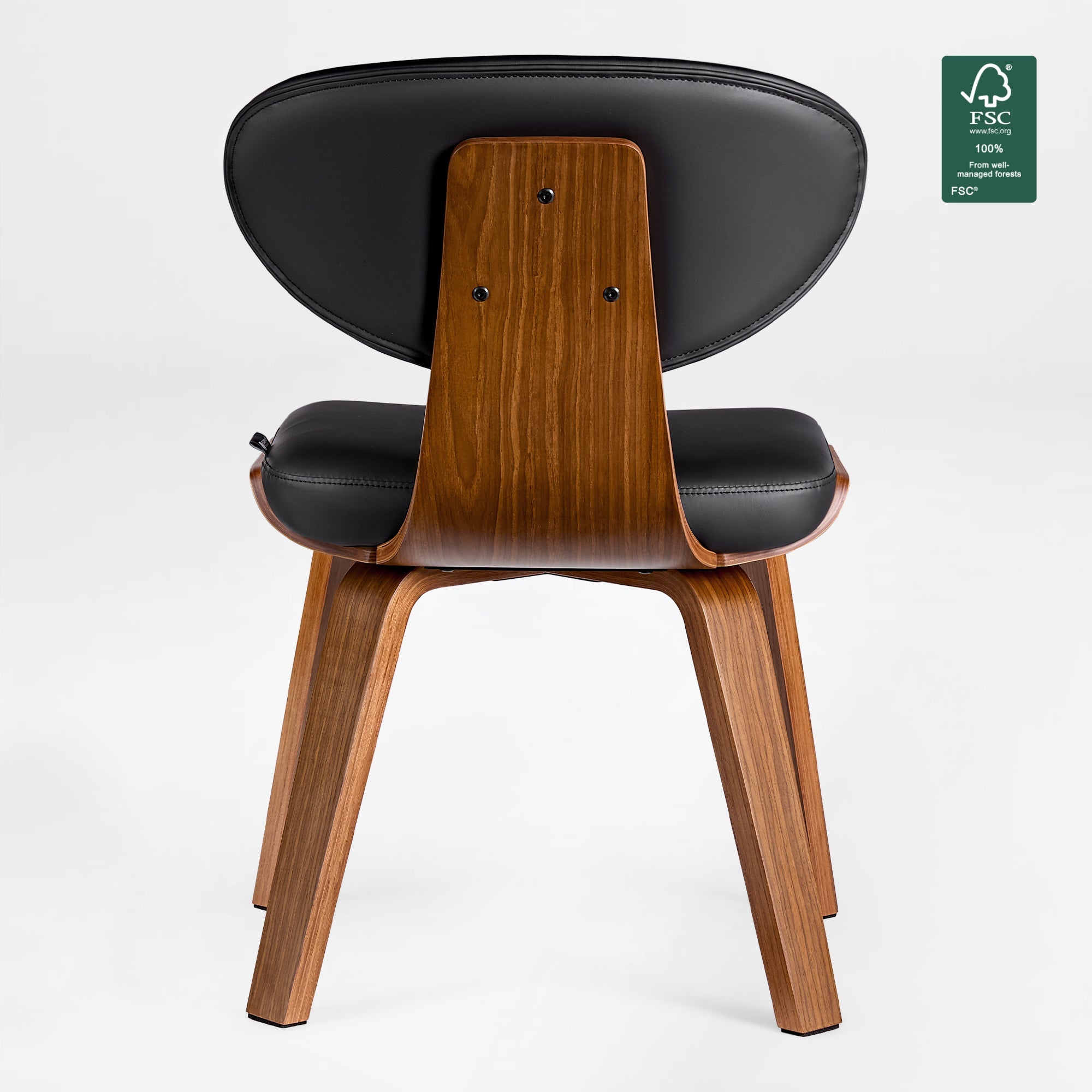 Belmar Leather Dining End Chairs, Set of 2