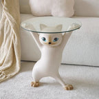 23" H, Enchanting Cat Side Table