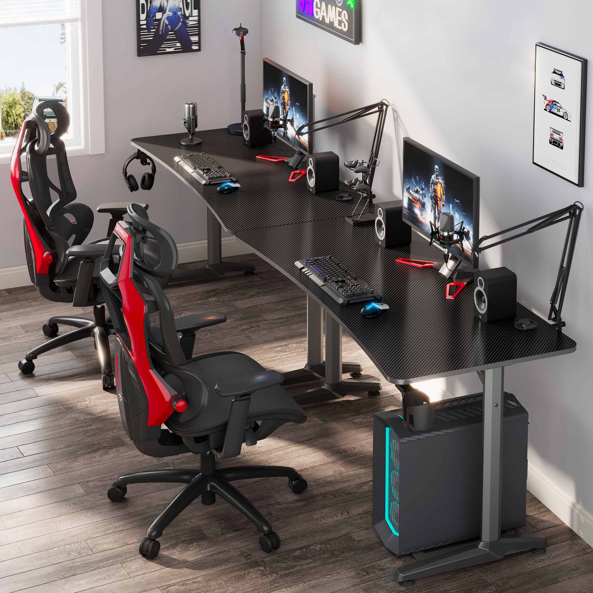 Full-Surface Mousepad Gaming Desk (60"x27")