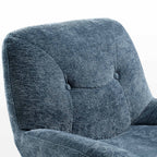 Henry, Chenille Swivel Lounge Chair