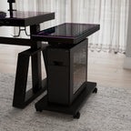 Height-Adjustable Illuminated Panel CPU Cart