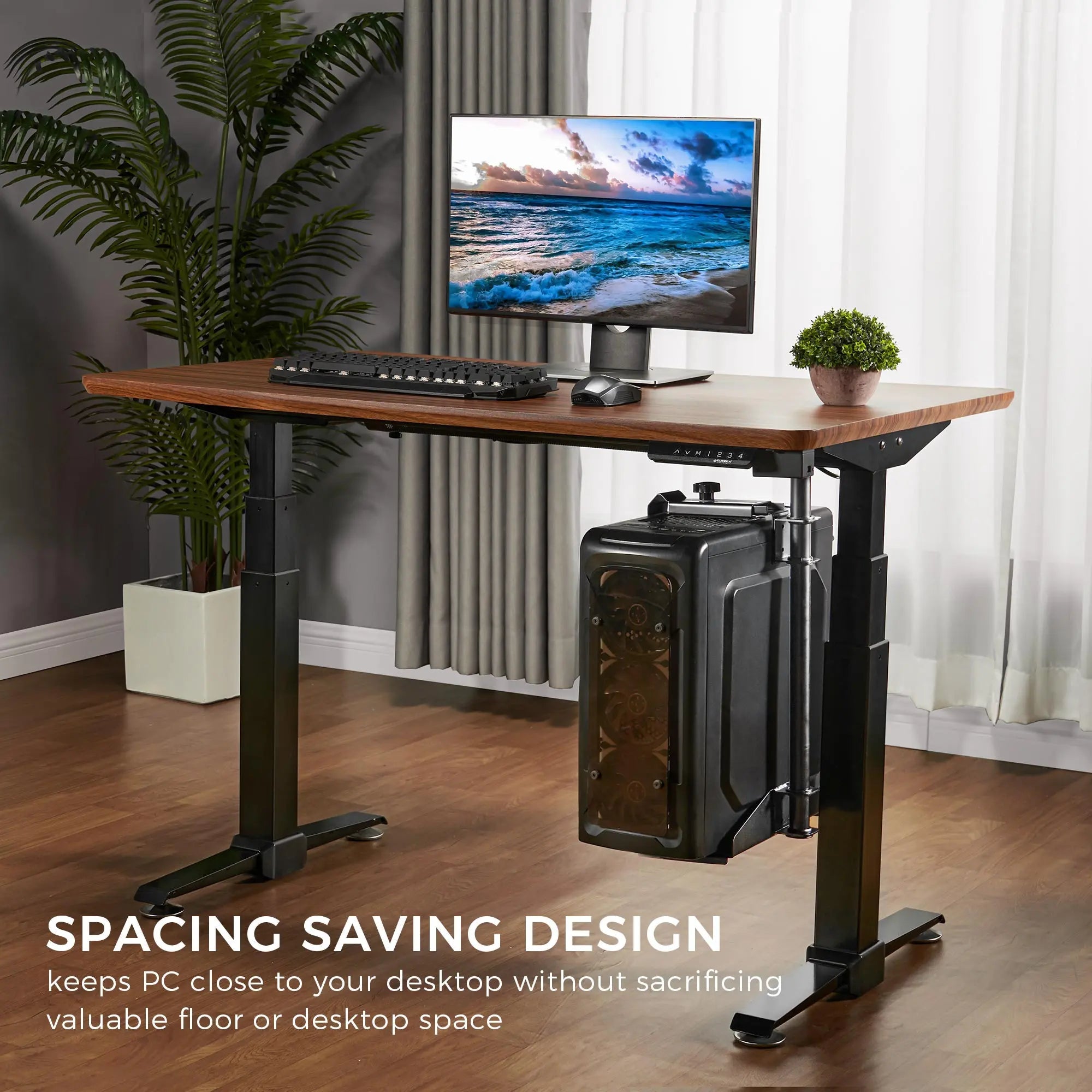 Knob-Operated Adjustable CPU Holder